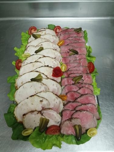 Rosbeef et roti de porc froid