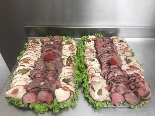 Rosbeef et roti de porc froid